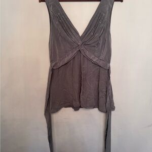 BCBGMaxAzria Sophisticated Gray Satin